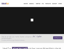 Tablet Screenshot of idealturizm.com